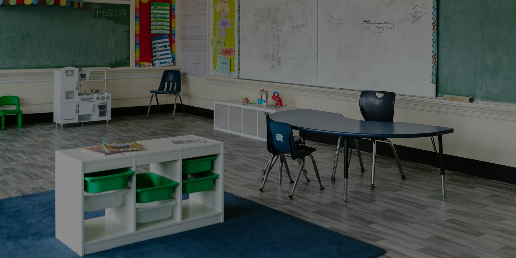 imagen del aula de una escuela o centro infantil